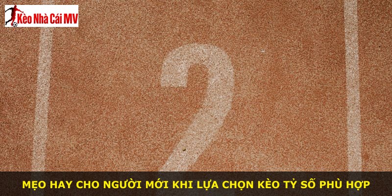 Mẹo hay cho người mới khi lựa chọn kèo tỷ số phù hợp