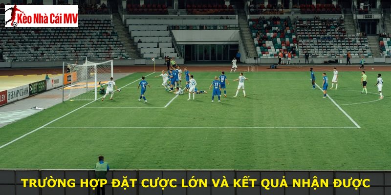 Trường hợp đặt cược lớn và kết quả nhận được
