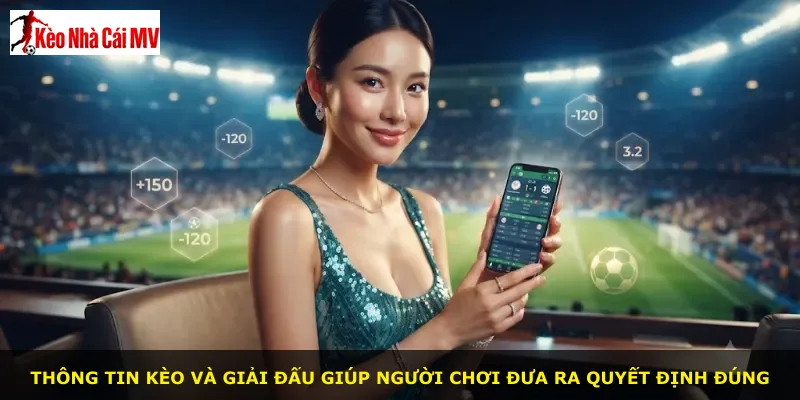 Thông tin kèo và giải đấu giúp người chơi đưa ra quyết định đúng